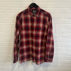 Red Stüssy flannel